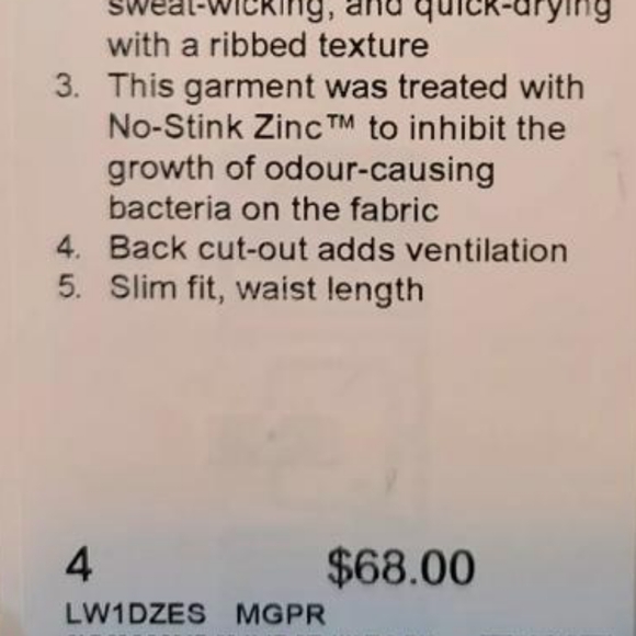 Lululemon Sculpt Tank Top Back Vent Ribbed Modal Silk Twist Size 4 Magenta Yoga - Picture 3 of 3